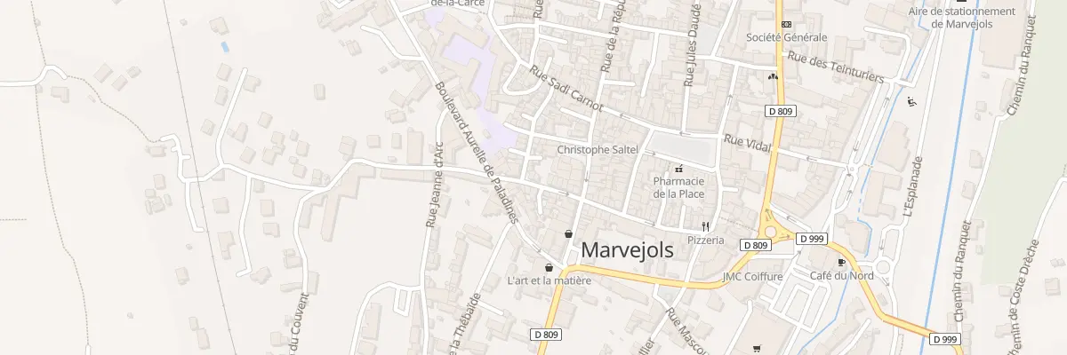 Plan du 16 Rue des Augustins à Marvejols