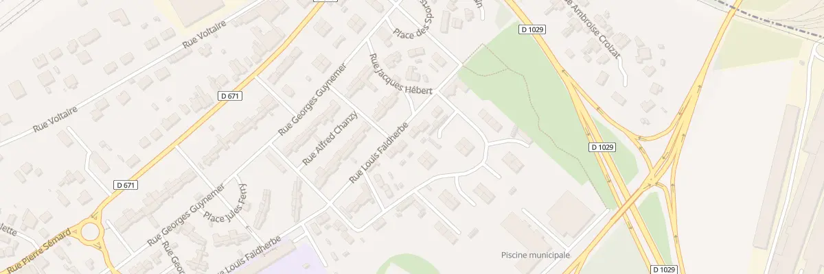 Plan du 26 Rue Faidherbe à Gauchy