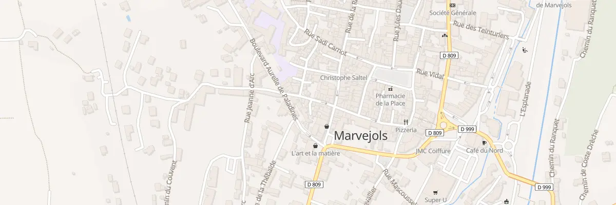 Plan du 13 Rue des Augustins à Marvejols