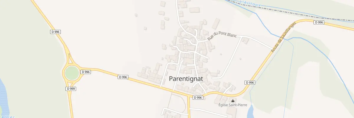 Plan du 15 Rue de la Distillerie à Parentignat