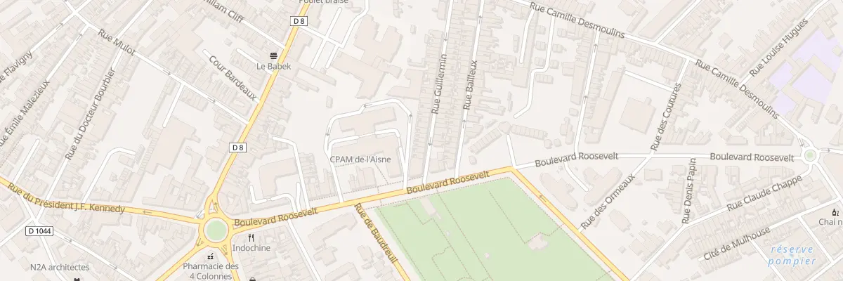 Plan du 11 Rue Guillermin à Saint-Quentin