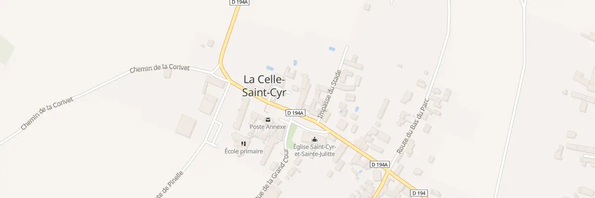Plan du 7 Rue de l’Eglise à La Celle-Saint-Cyr