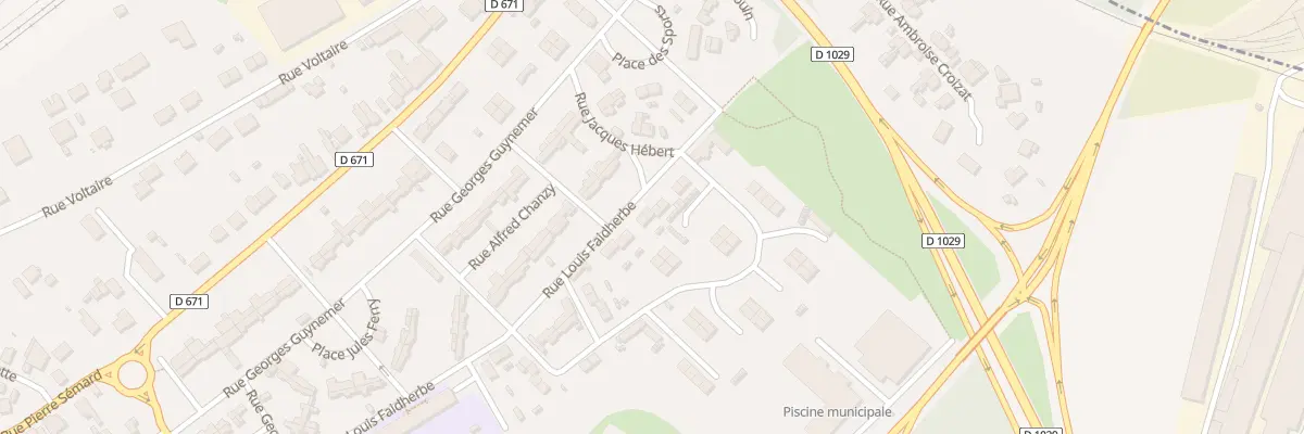 Plan du 28 Rue Faidherbe à Gauchy