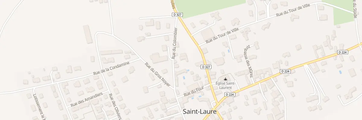 Plan du 8 Rue du Colombier à Saint-Laure