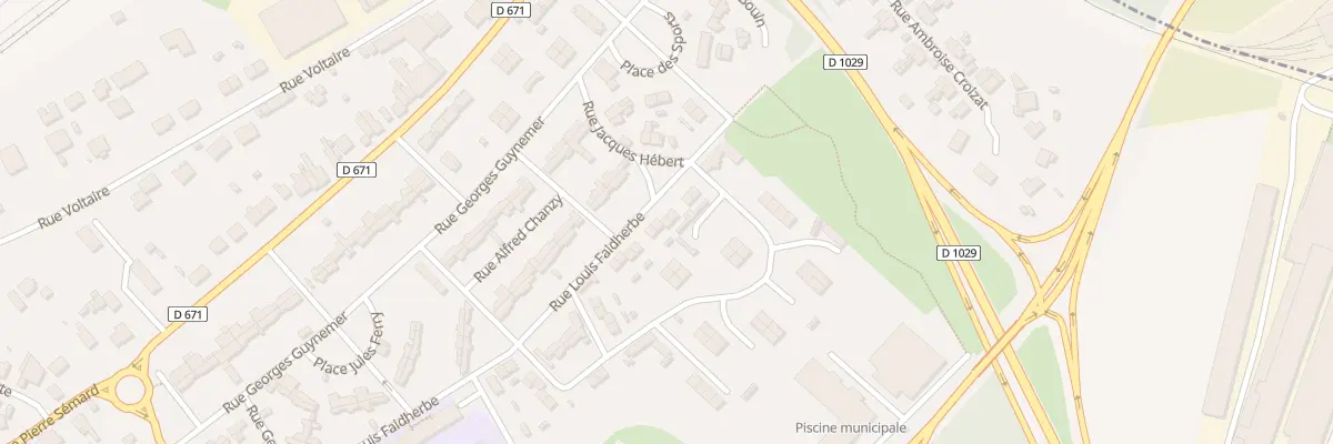Plan du 30 Rue Faidherbe à Gauchy