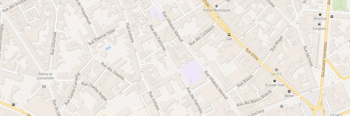Plan du 51 Rue des Patriotes à Saint-Quentin