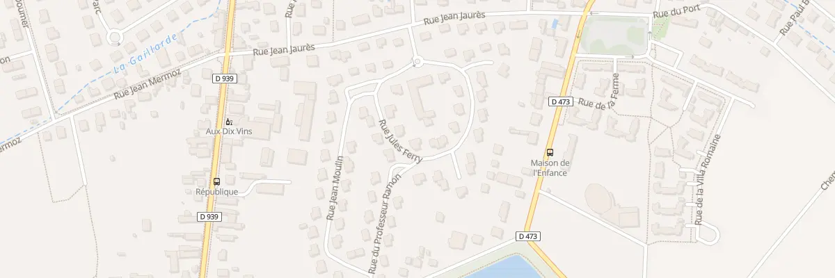 Plan du 7 Rue Jules Ferry à Saint-Clément