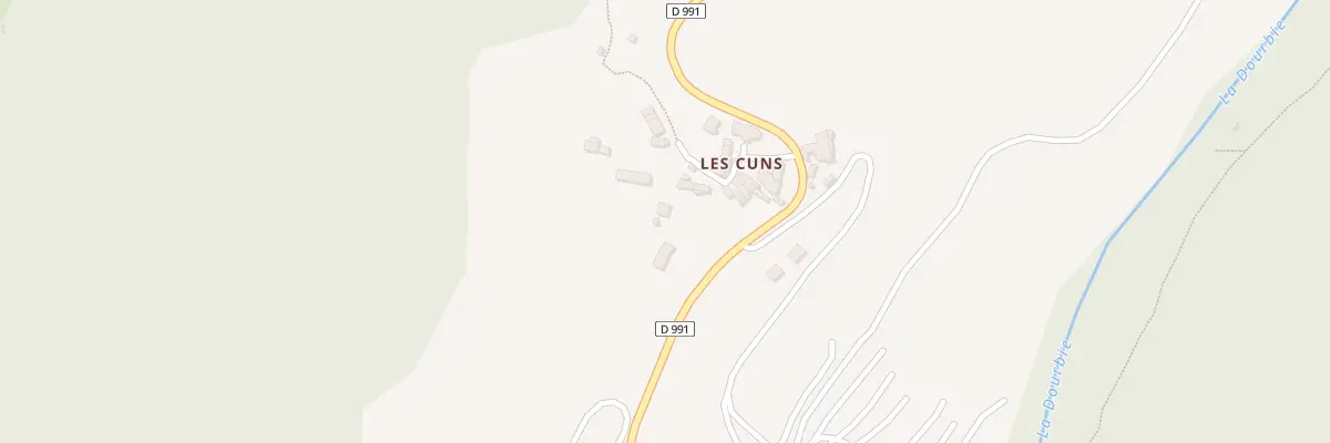 Plan du 5467 Les Cuns à Nant