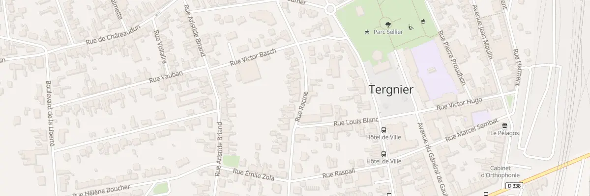Plan du 55 Rue Racine à Tergnier