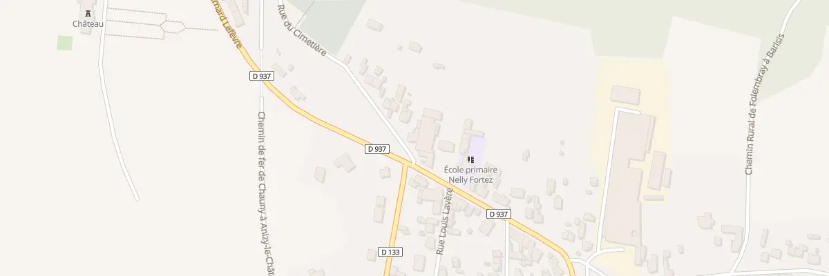 Plan du 2 Rue du Cimetière à Folembray
