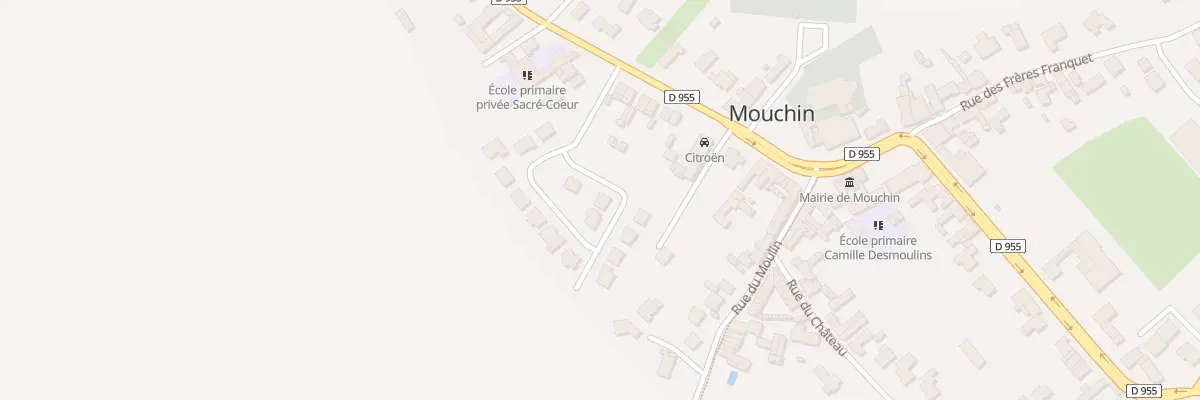 Plan du 4 Clos Madeleine à Mouchin