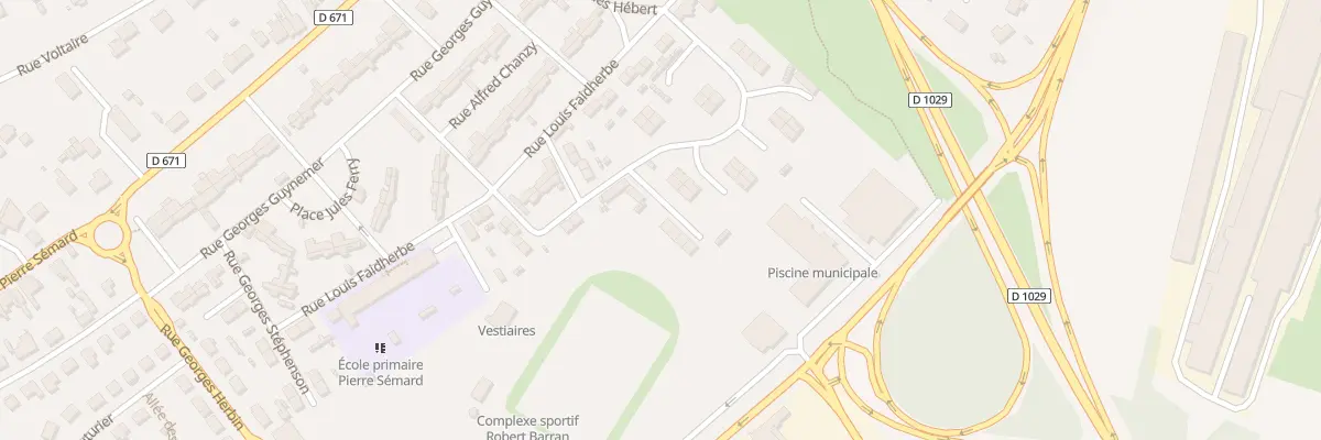 Plan du 30 Rue Jean Moulin à Gauchy