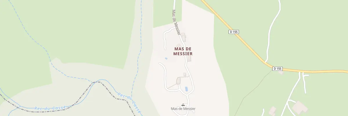 Plan du 5432F Mas de Messier à Saint-Félix-de-l’Héras