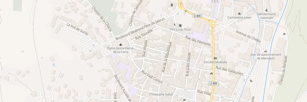 Plan du 15 Rue d’Emborelle à Marvejols