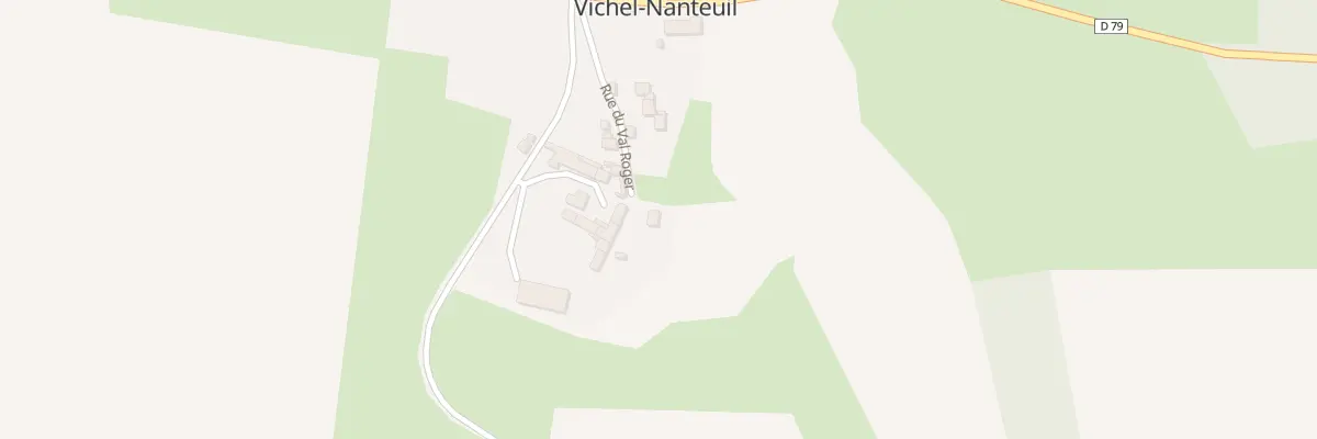 Plan du 6 Rue du Val Roger à Vichel-Nanteuil