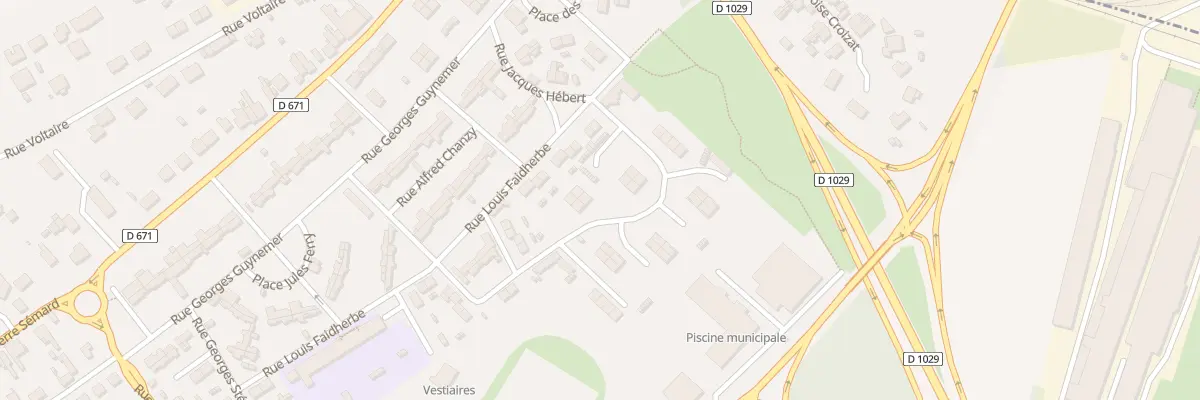 Plan du 3 Rue Jean Moulin à Gauchy