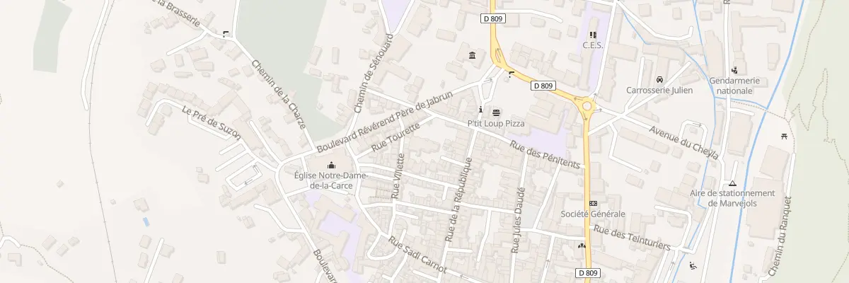 Plan du 3B Rue Tourette à Marvejols