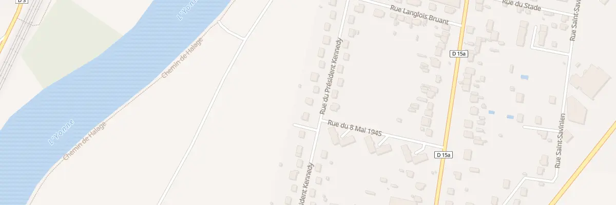 Plan du 27 Rue du Président Kennedy à Villeneuve-sur-Yonne