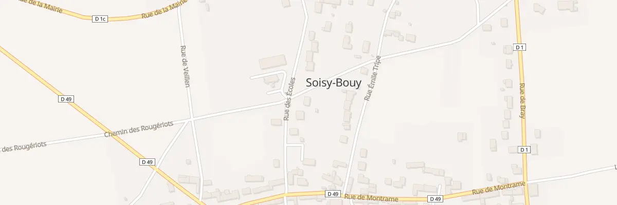 Plan du 9 Rue des Ecoles à Soisy-Bouy