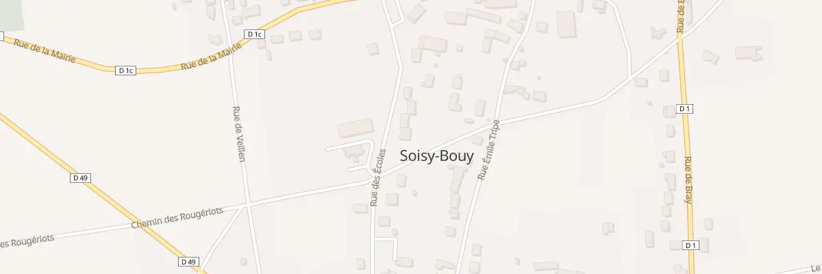 Plan du 7 Rue des Ecoles à Soisy-Bouy