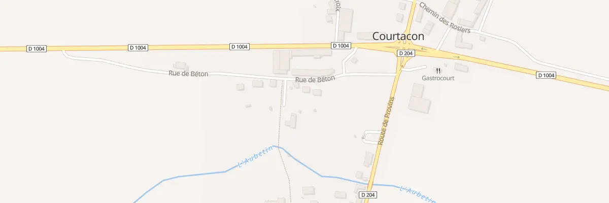 Plan du 7 Rue de Beton à Courtacon