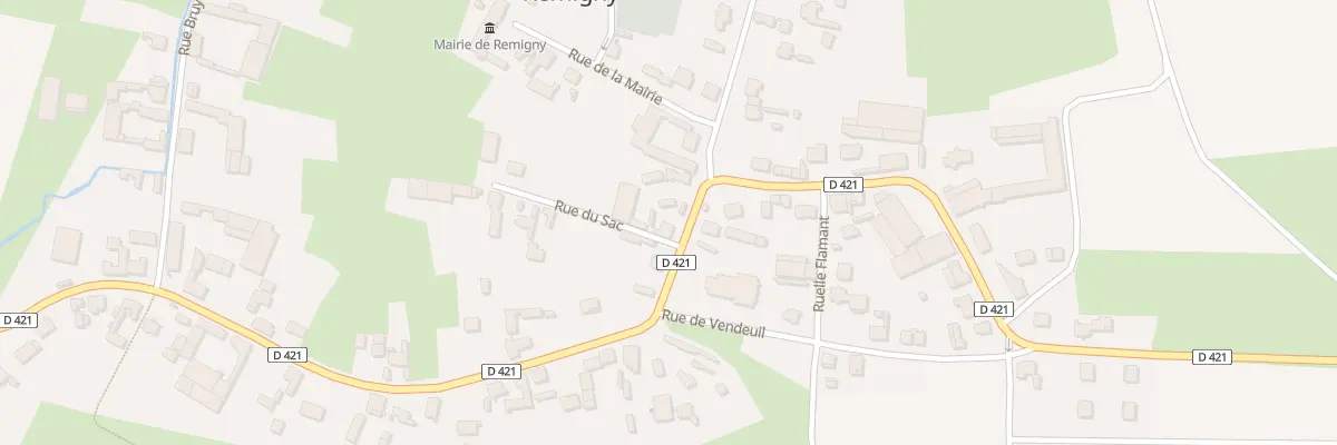 Plan du 3 Gr Gde Rue à Remigny
