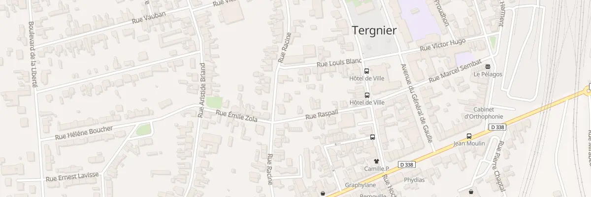 Plan du 20 Rue Racine à Tergnier