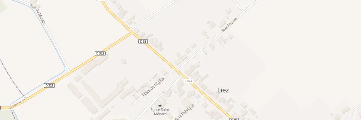 Plan du 1 Rue Fourre à Liez