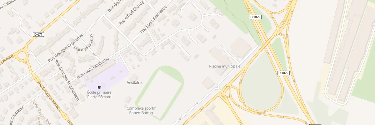 Plan du 36 Rue Jean Moulin à Gauchy