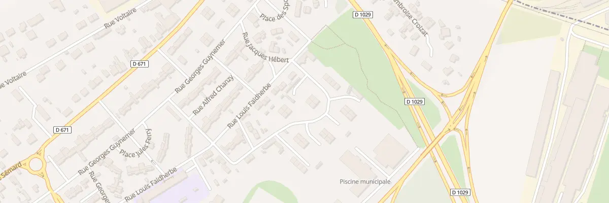 Plan du 11 Rue Jean Moulin à Gauchy