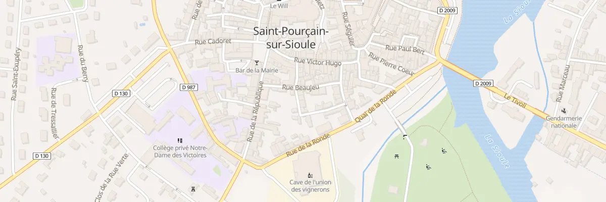 Plan du 7 Rue Haute Beaujeu à Saint-Pourçain-sur-Sioule