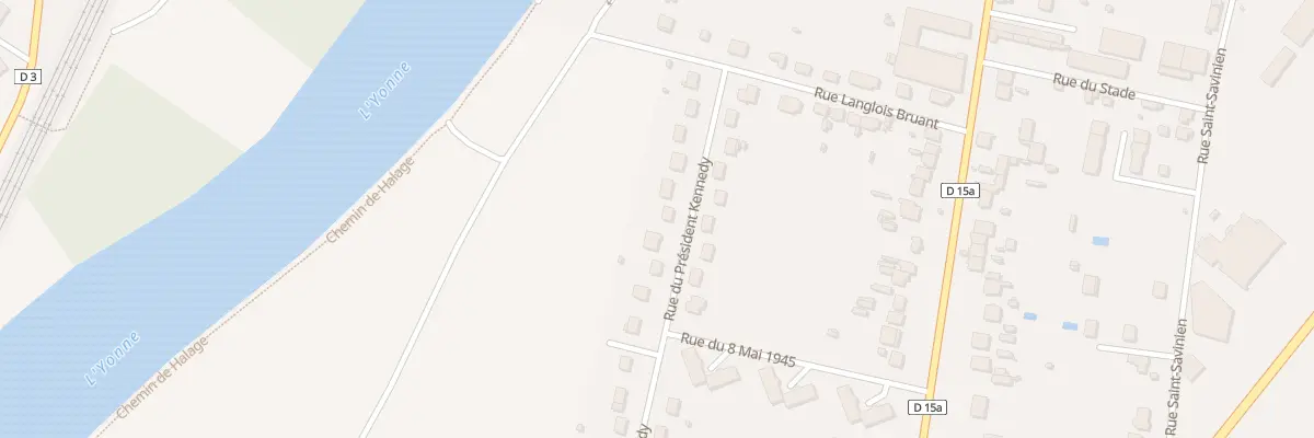 Plan du 33 Rue du Président Kennedy à Villeneuve-sur-Yonne