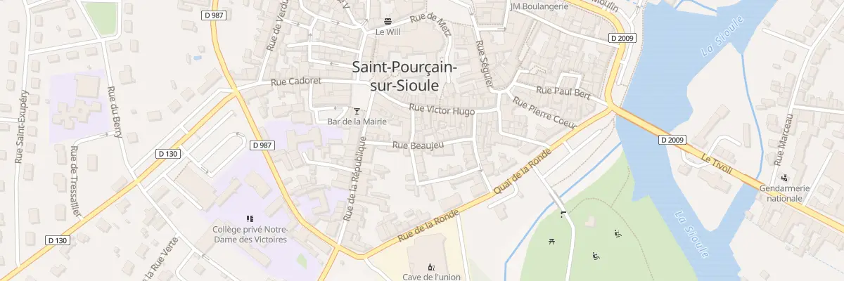 Plan du 15 Rue Beaujeu à Saint-Pourçain-sur-Sioule