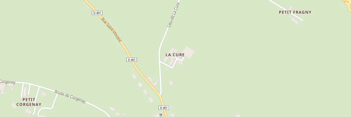 Plan du 3 La Cure à Neuvy