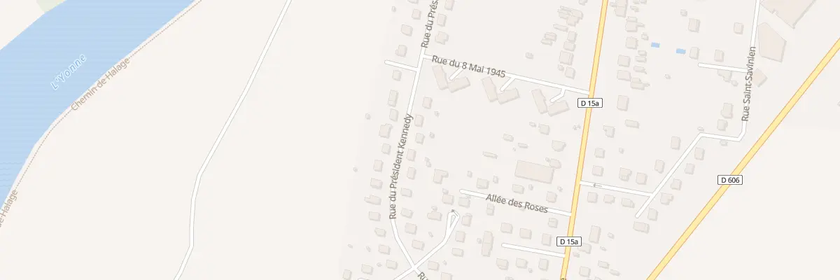 Plan du 14 Rue du Président Kennedy à Villeneuve-sur-Yonne