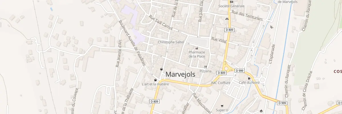 Plan du 34 Rue Théodore Jean à Marvejols