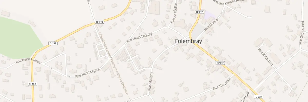 Plan du 4 Rue des Glatigny à Folembray