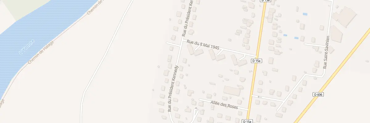 Plan du 18 Rue du Président Kennedy à Villeneuve-sur-Yonne