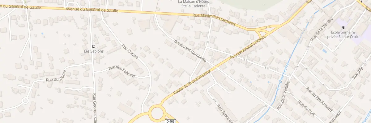 Plan du 14 Bd Gambetta à Provins