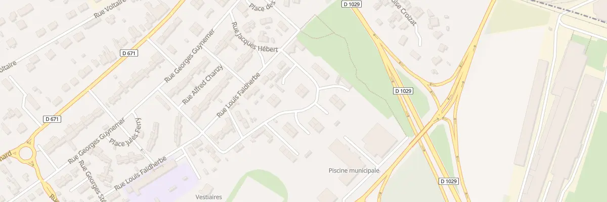 Plan du 5 Rue Jean Moulin à Gauchy
