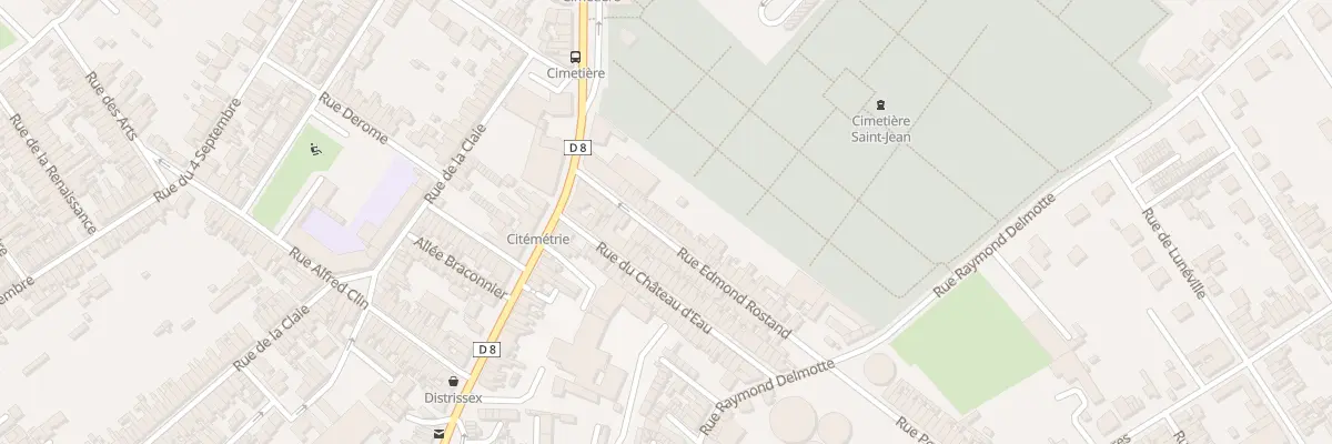 Plan du 17 Rue Edmond Rostand à Saint-Quentin