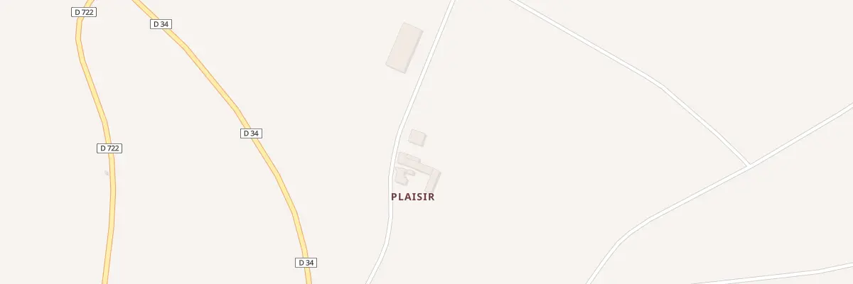 Plan du 5007 Plaisir à Nonette-Orsonnette