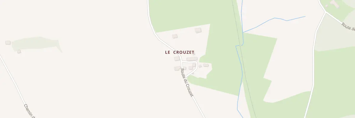 Plan du 258 Rte du Crouzet à Peyre en Aubrac