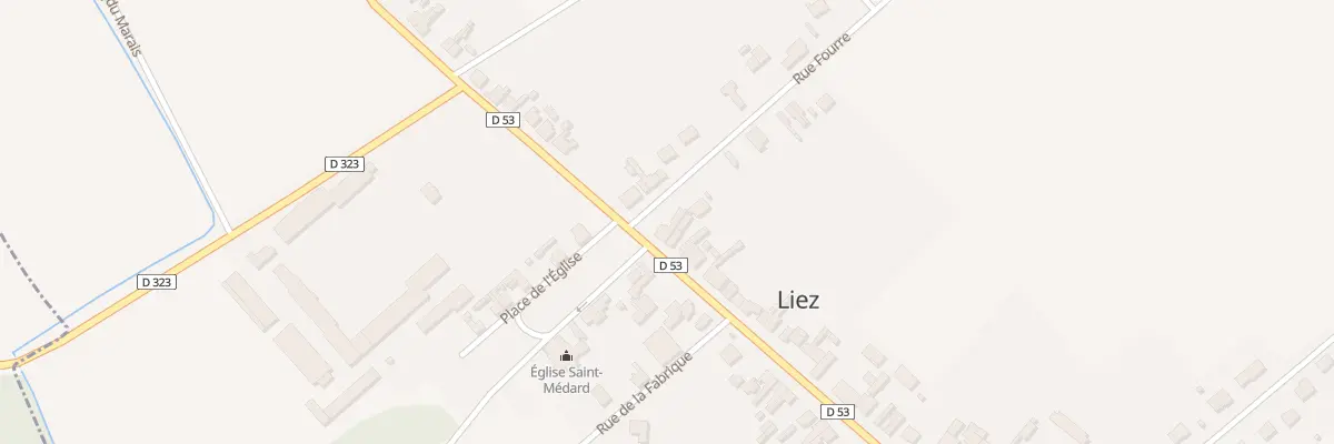 Plan du 33 Rte de Saint-quentin à Liez