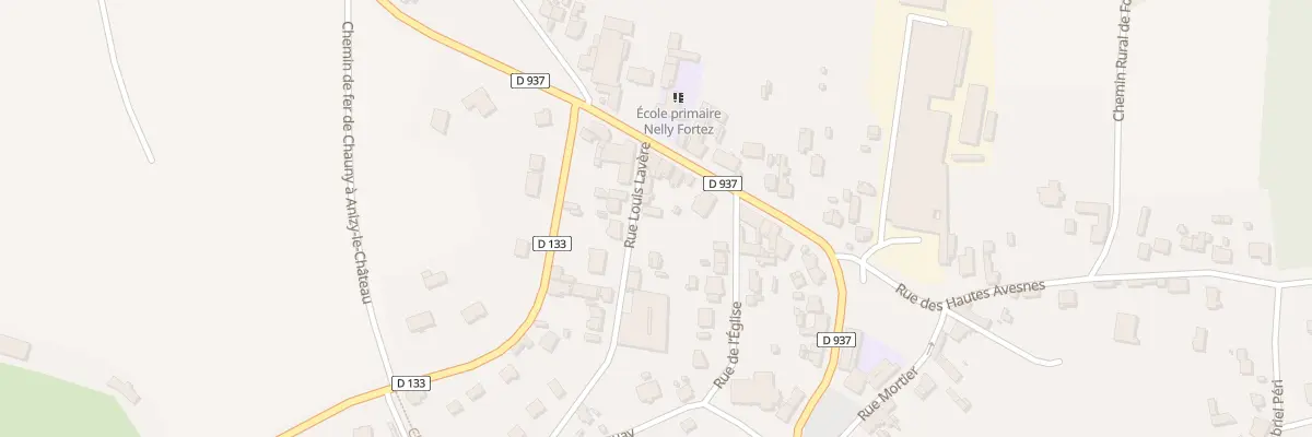 Plan du 3 Rue Louis Lavere à Folembray