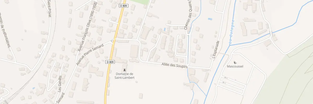 Plan du 7A All des Soupirs à Marvejols