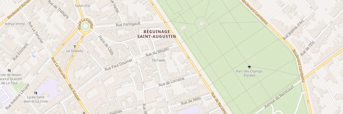 Plan du 50B Rue de Baudreuil à Saint-Quentin