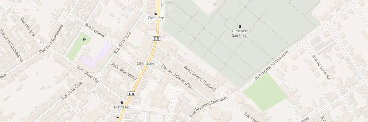 Plan du 21 Rue Edmond Rostand à Saint-Quentin