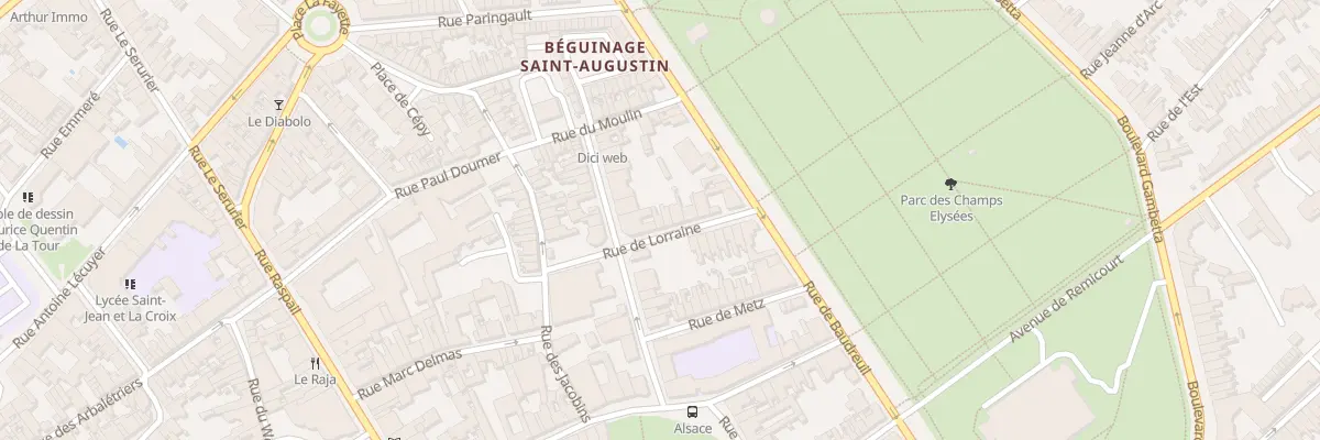 Plan du 5 Rue de Lorraine à Saint-Quentin
