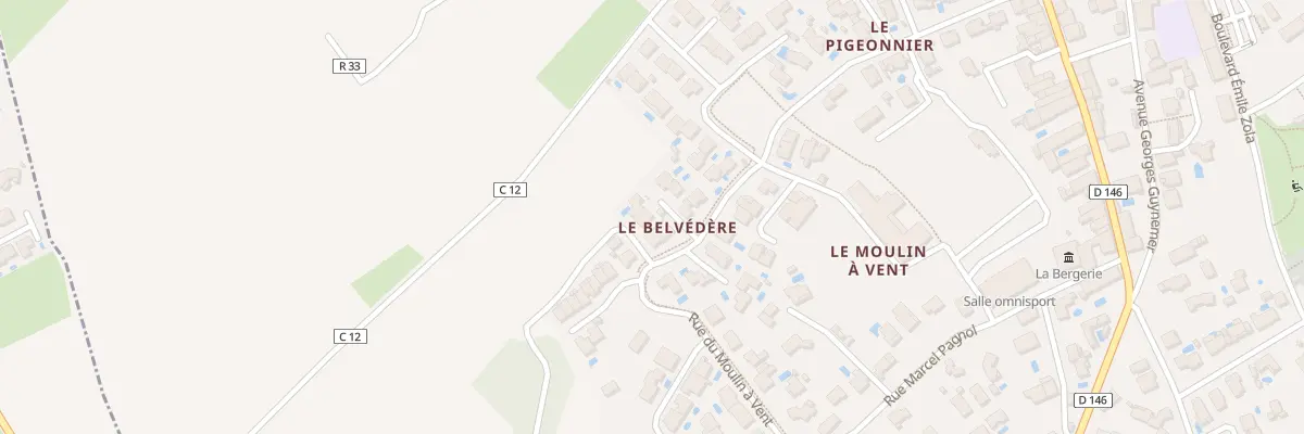 Plan du 34 Rue du Moulin à Vent à Abeilhan